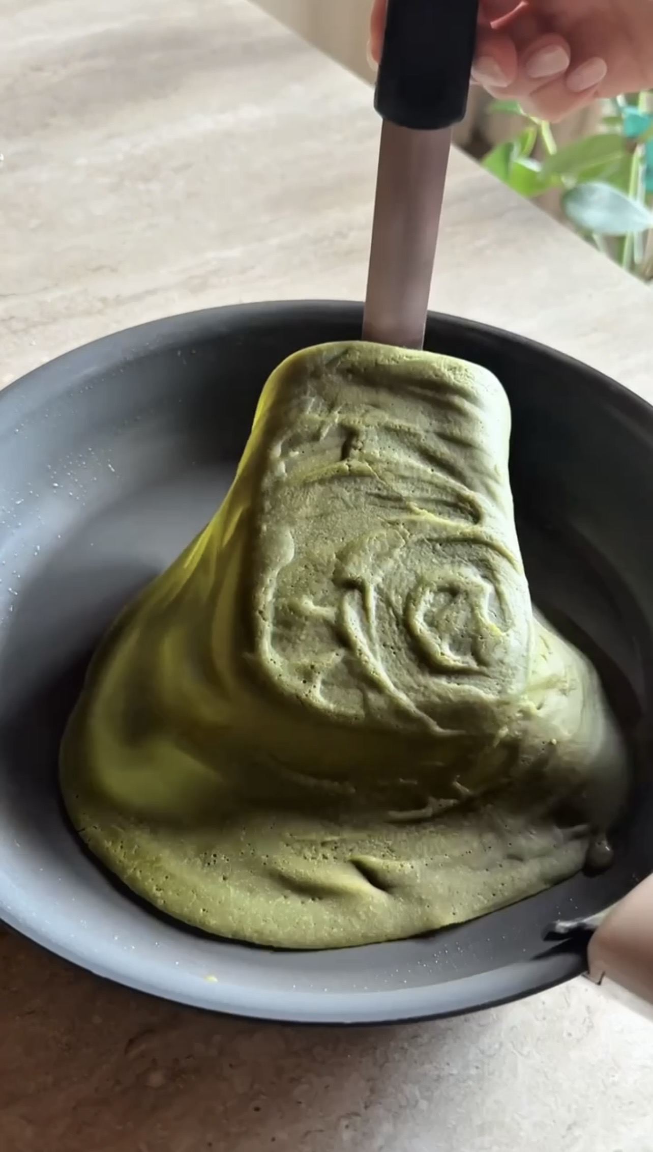 Torta mille crêpes al matcha ricetta step 3