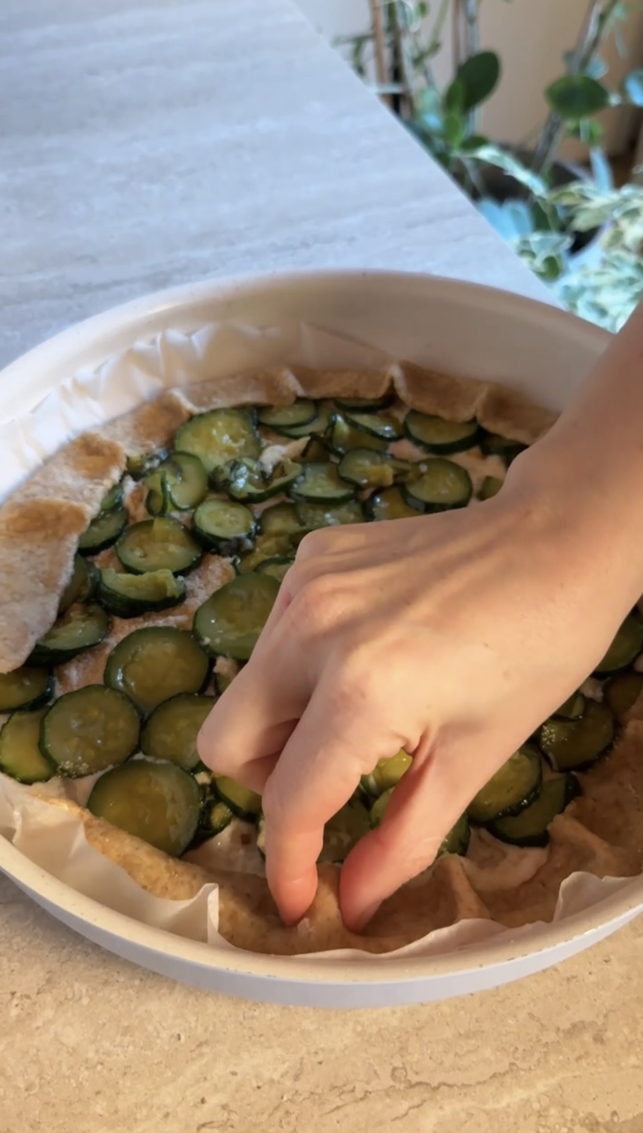 Torta salata con zucchine e fiori di zucca ricetta step 6