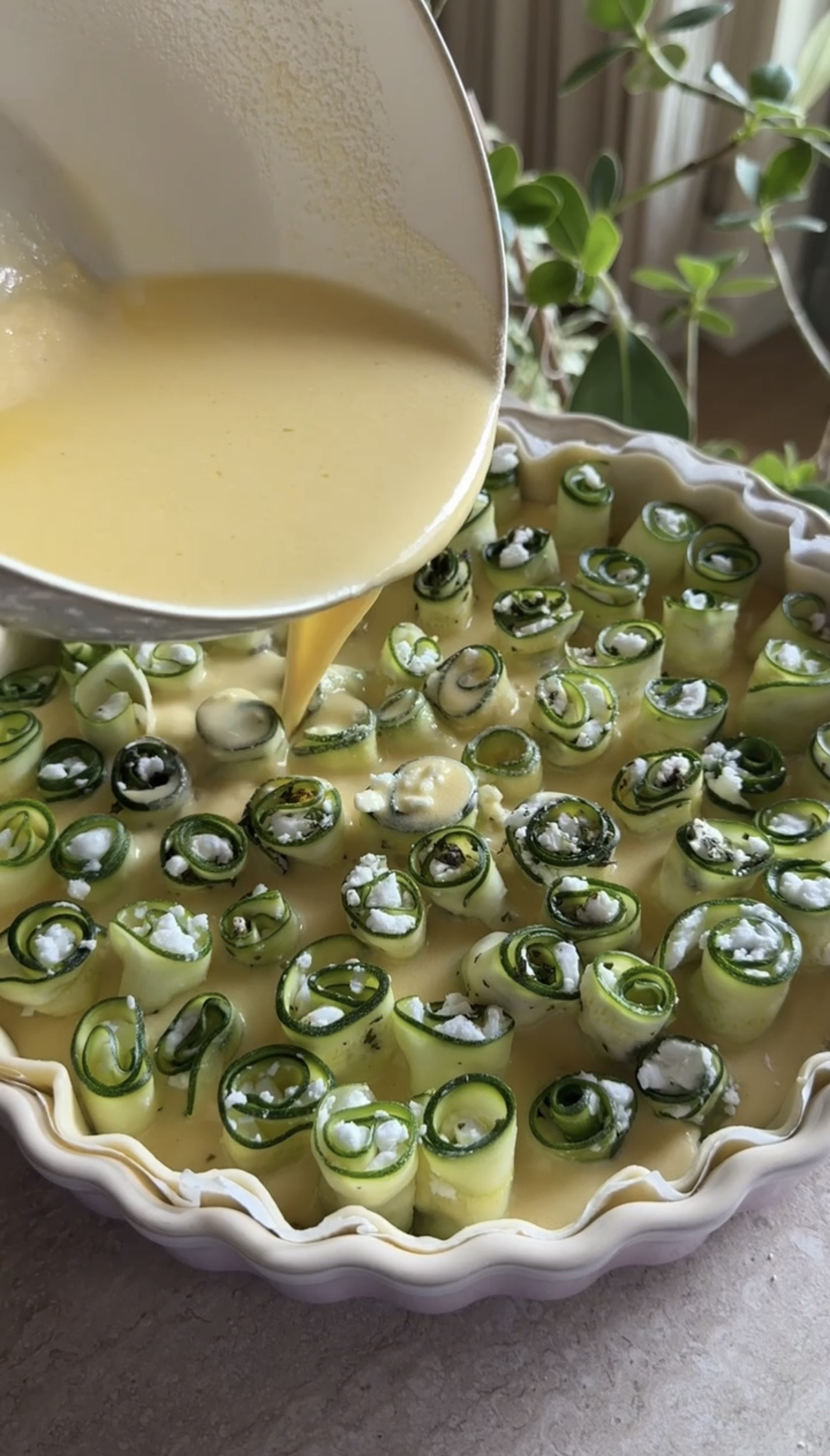 Torta salata con zucchine e pastella di ceci ricetta step 7