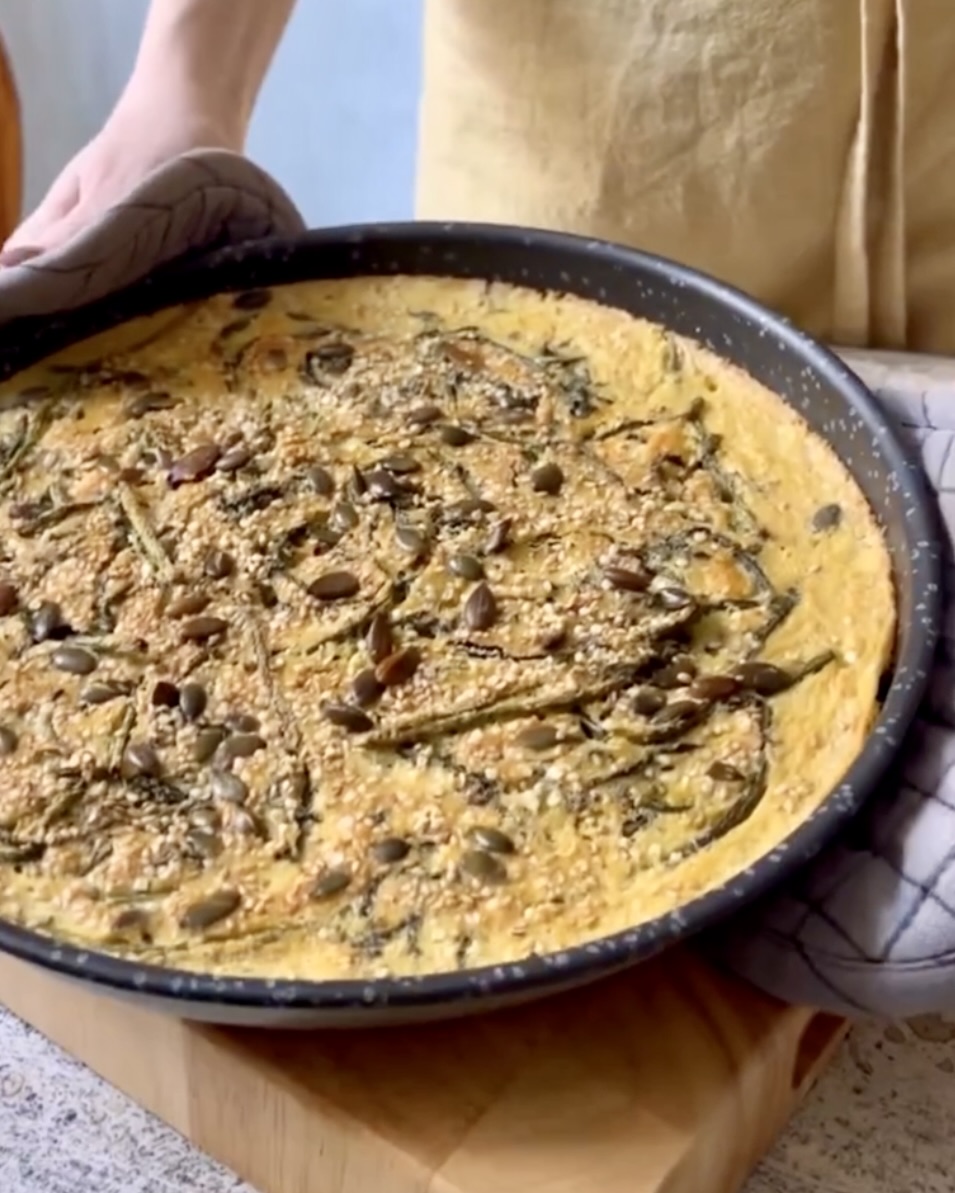 Frittata agli asparagi ricetta step 4