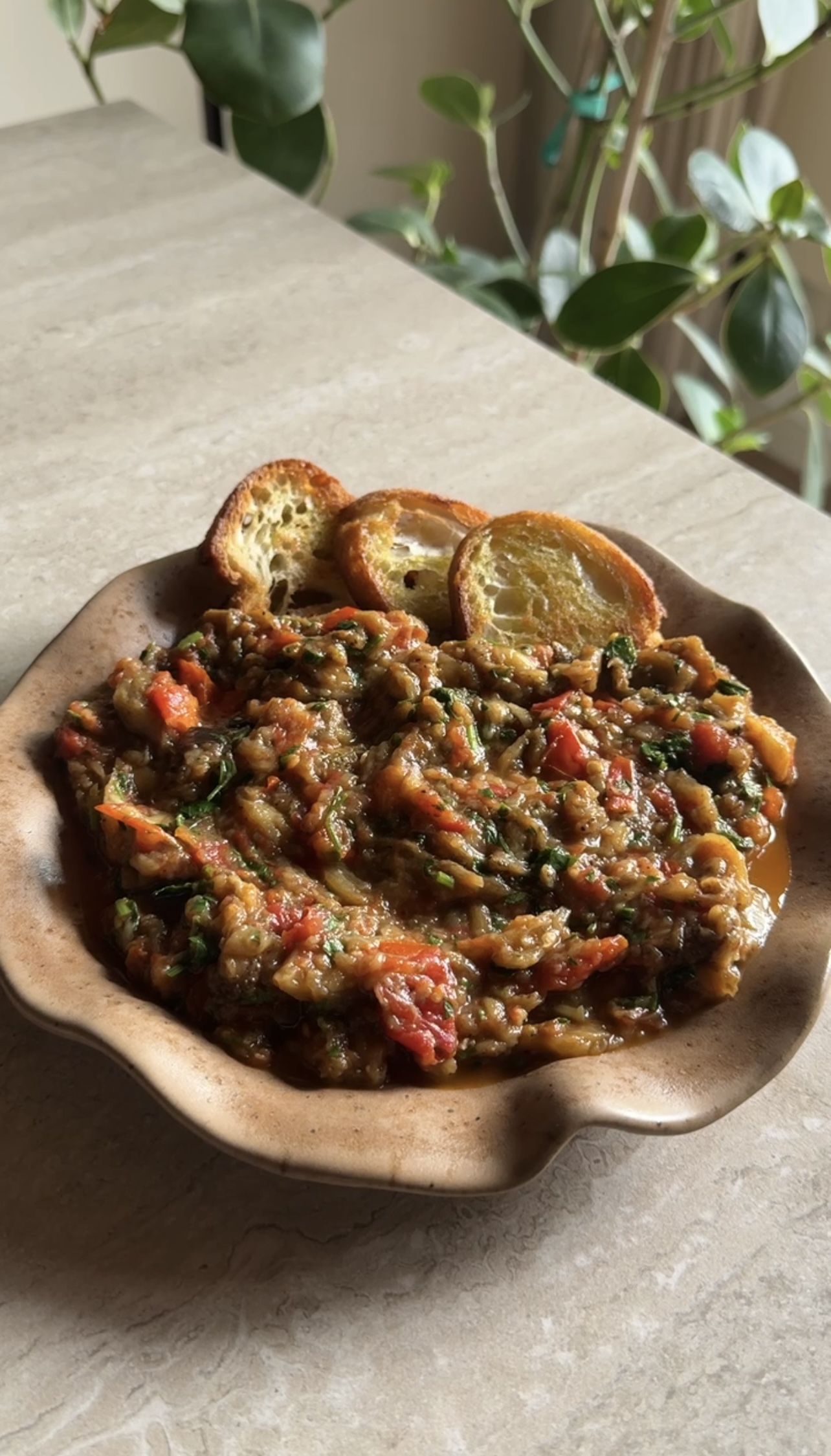 Crema di melanzane e pomodori ricetta step 6