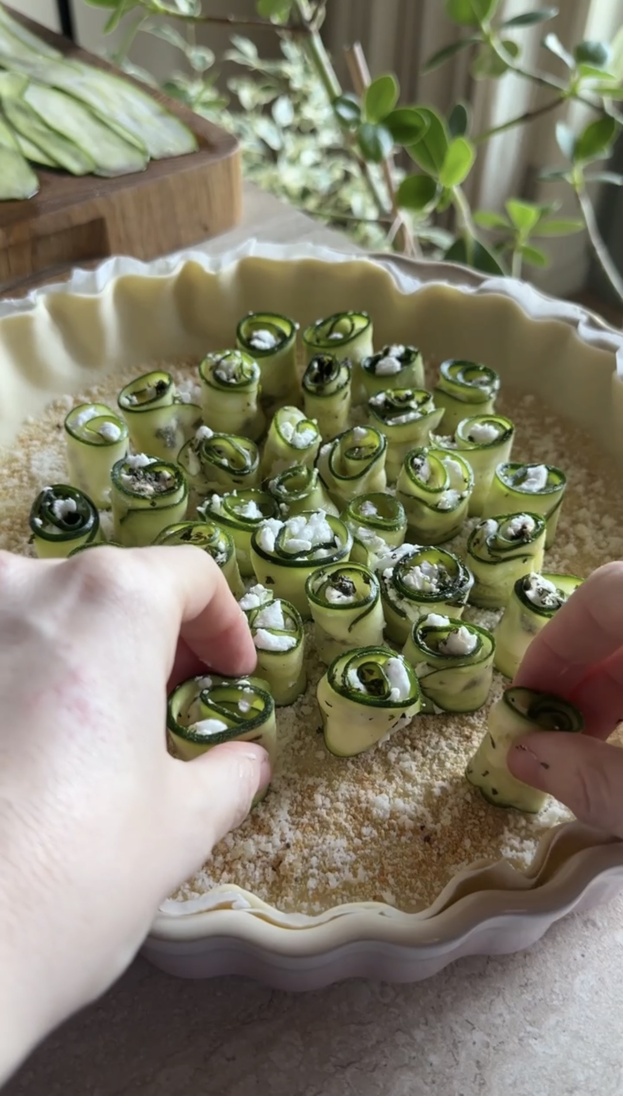 Torta salata con zucchine e pastella di ceci ricetta step 6