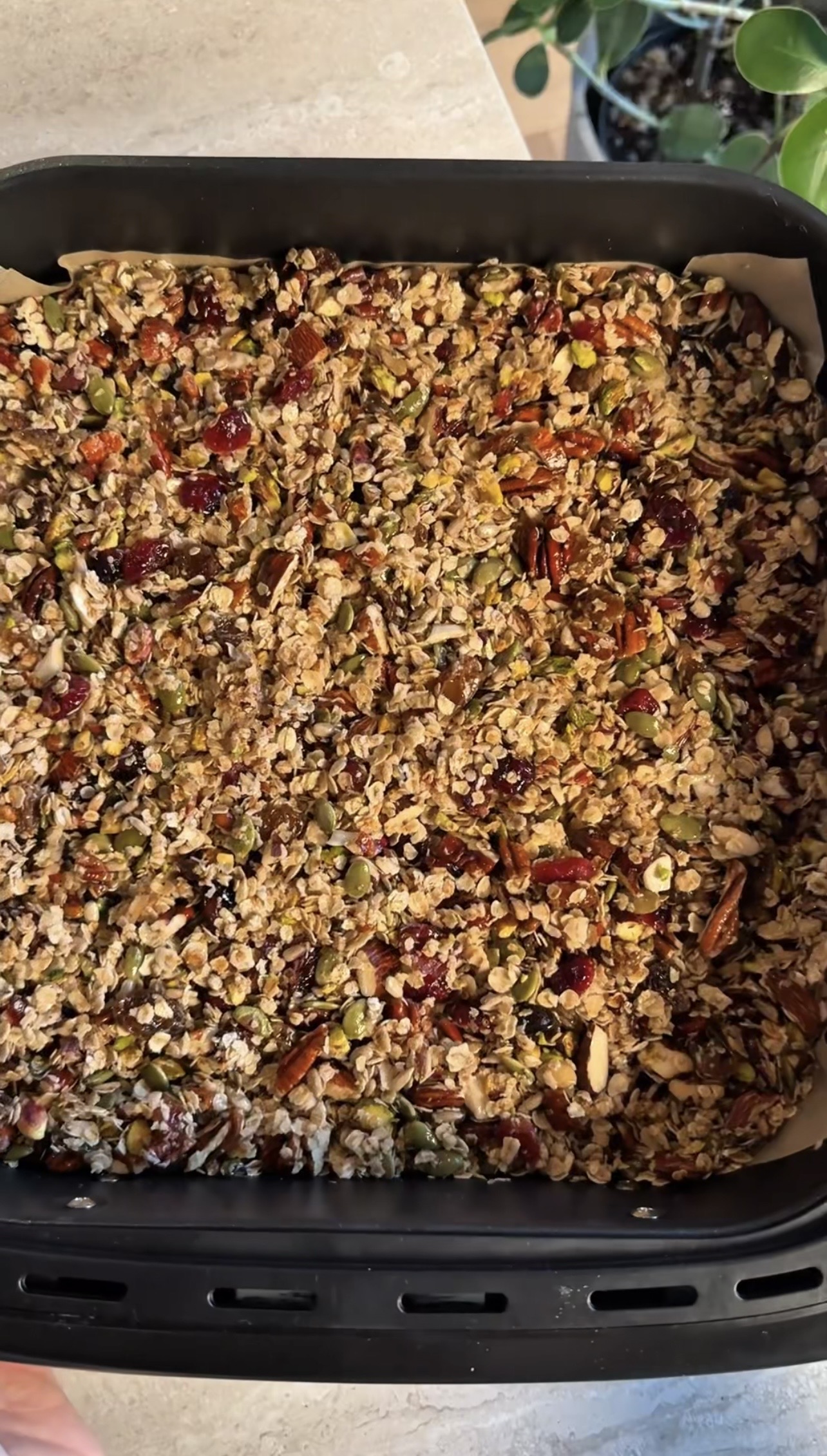 Granola in friggitrice ad aria ricetta step 3