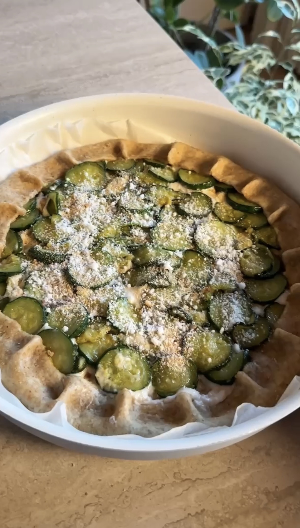 Torta salata con zucchine e fiori di zucca ricetta step 7