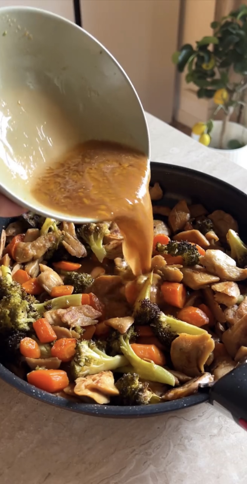 Pollo vegetale alle arance ricetta step 4