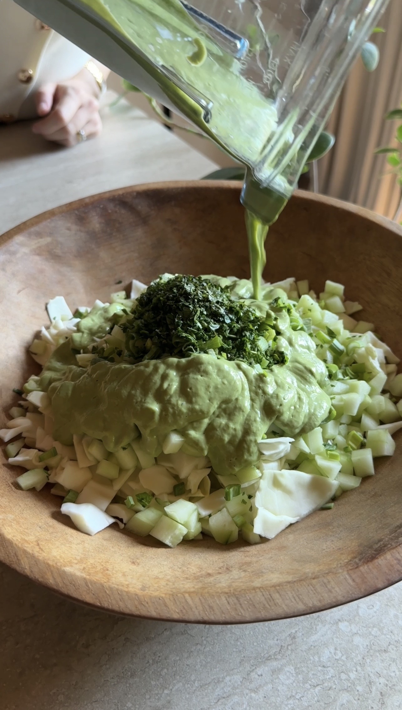 Green goddess salad ricetta step 4