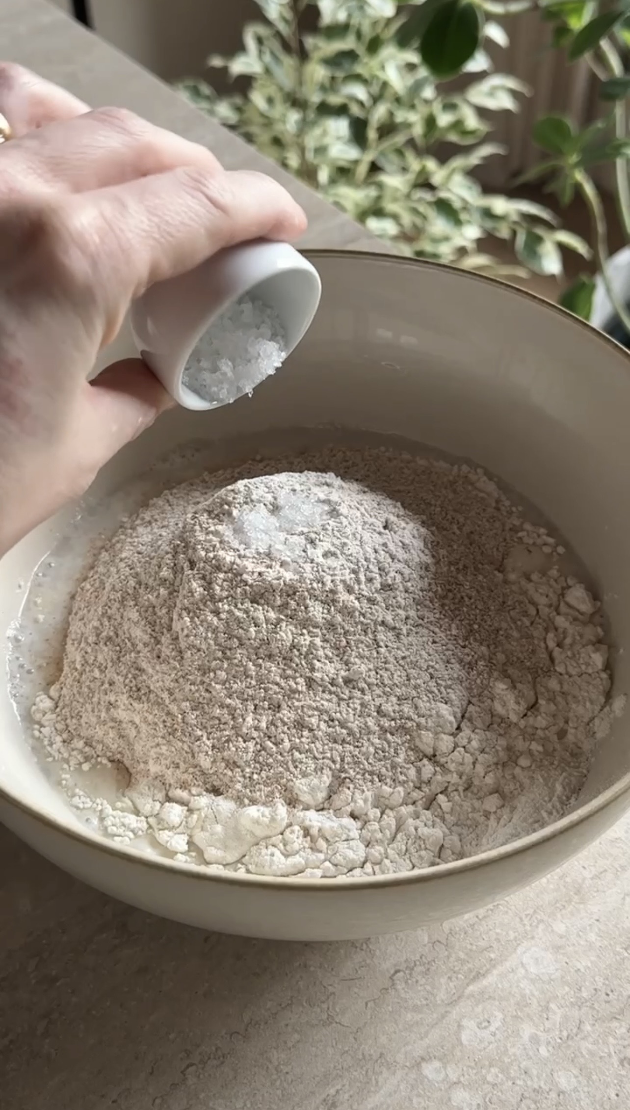 Pane con lievito madre ricetta step 2