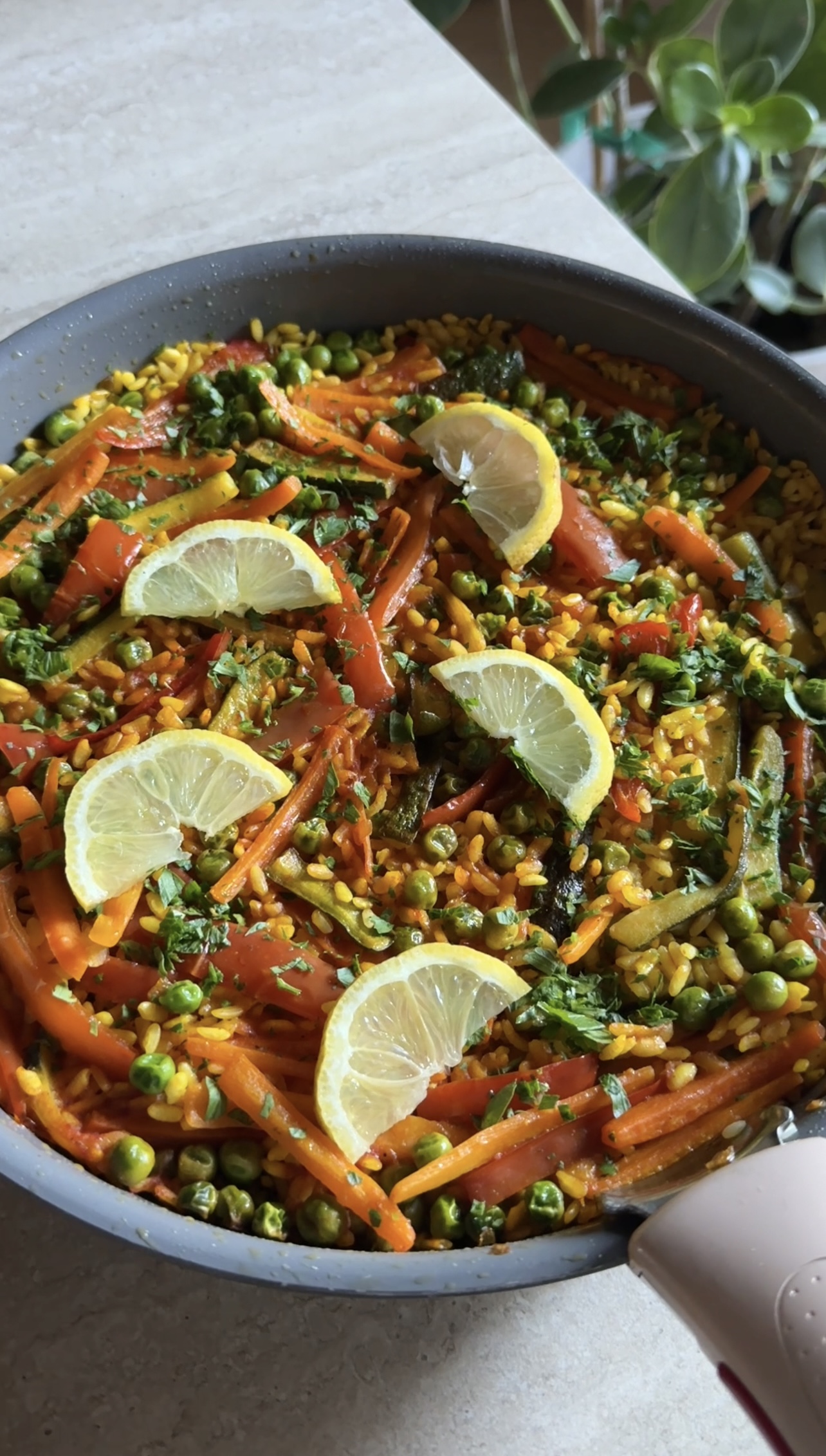Paella di verdure ricetta step 6