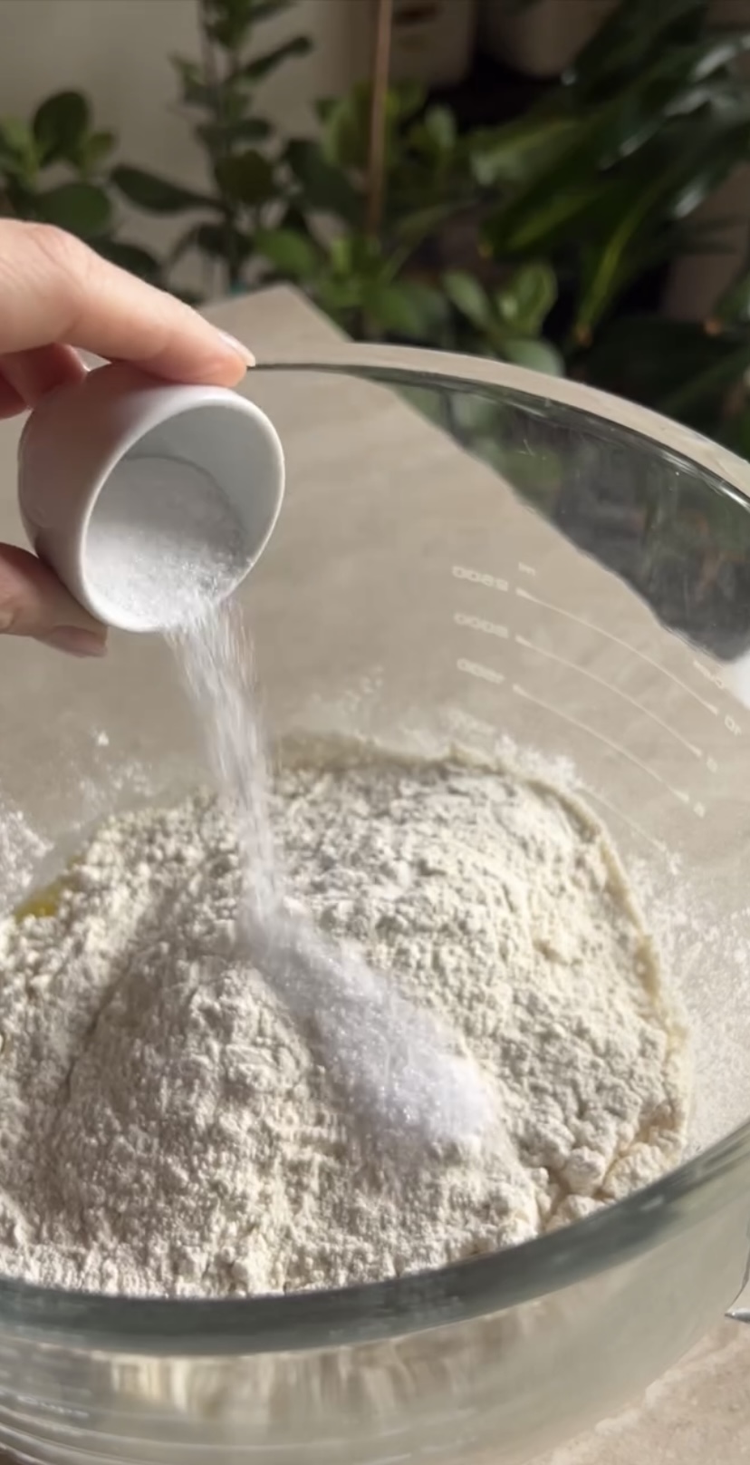 Focaccia aglio, olio e peperoncino ricetta step 1