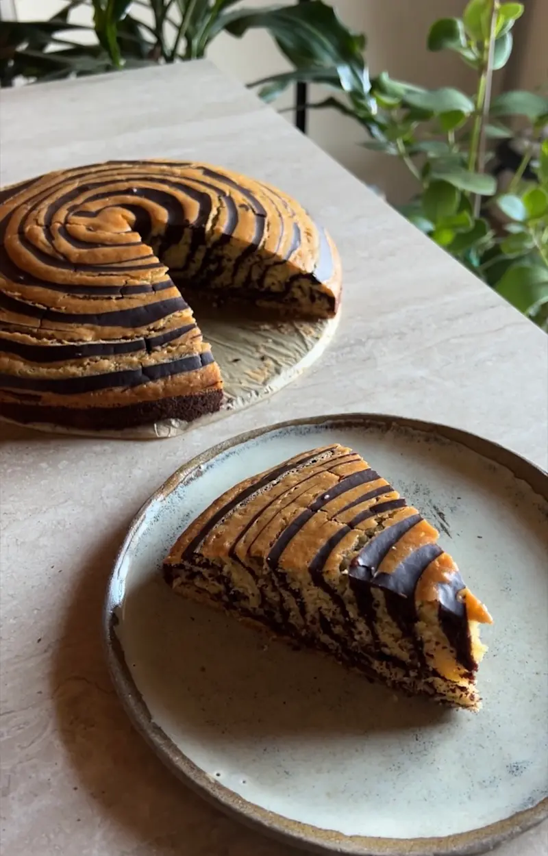 Torta zebrata ricetta