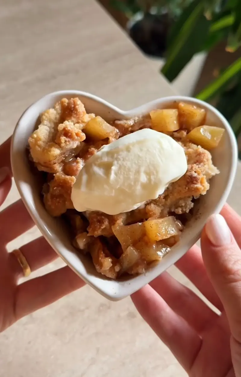 Crumble di mele ricetta