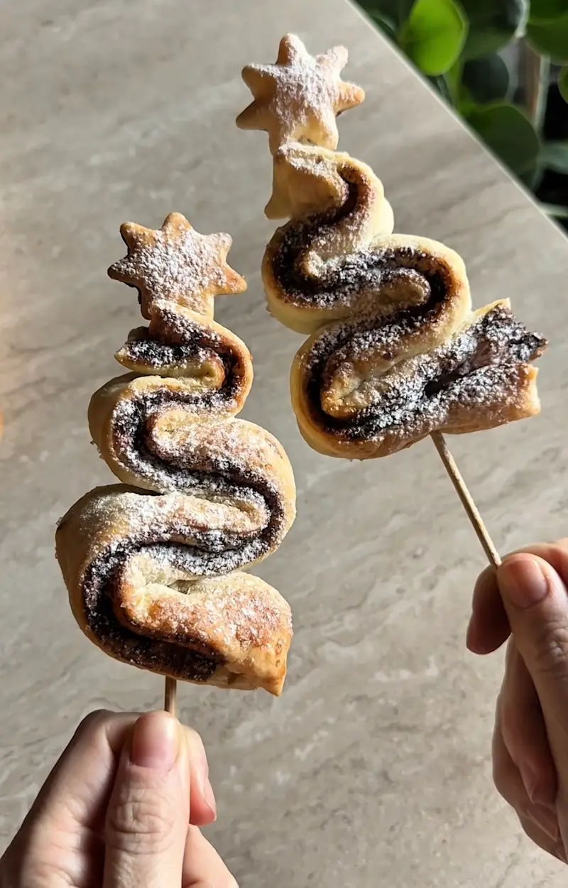 Alberelli di sfoglia ricetta