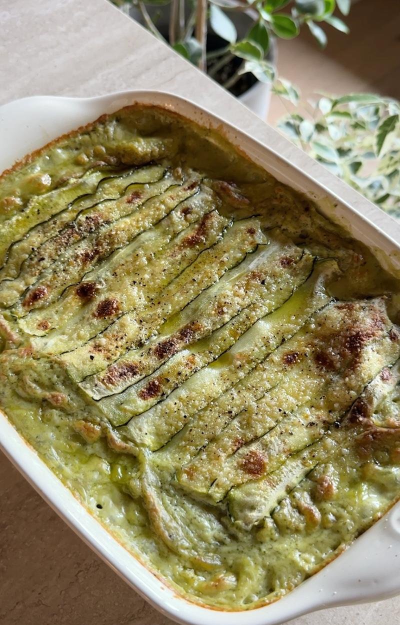 Lasagne con zucchine, pesto e limone ricetta