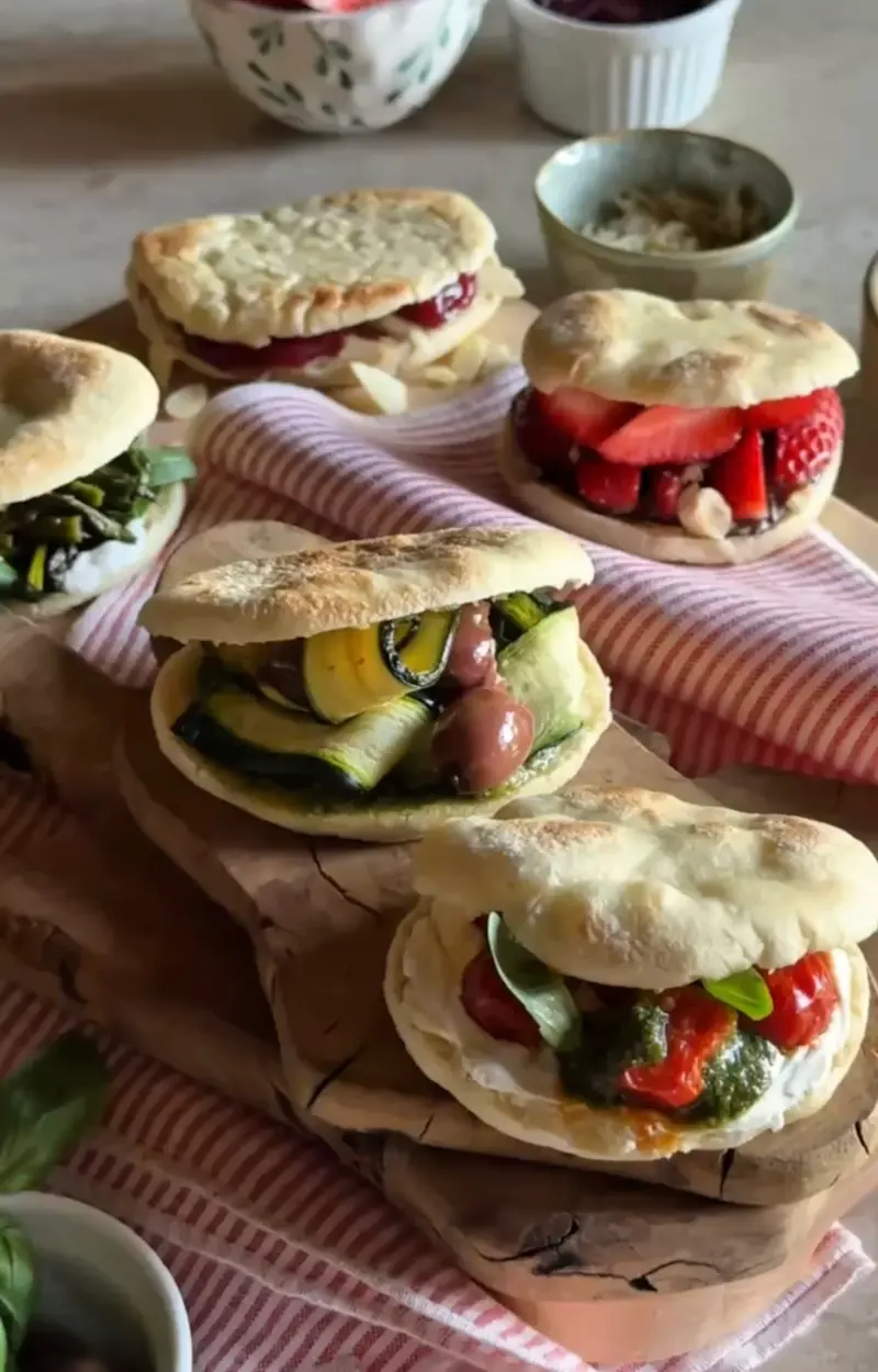 Tigelle primaverili ricetta