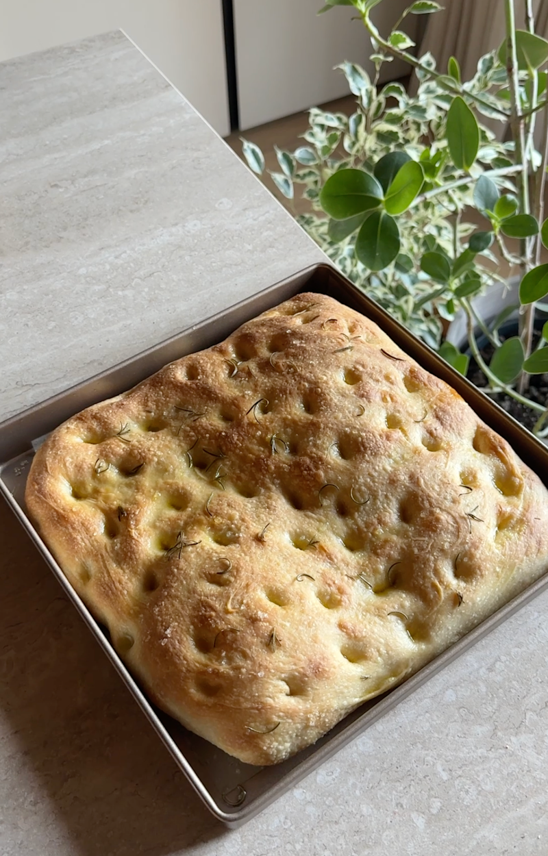 Focaccia con lievito madre ricetta