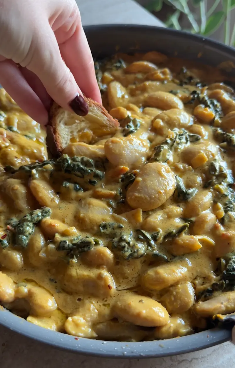 Butter beans zucca e cavolo nero ricetta