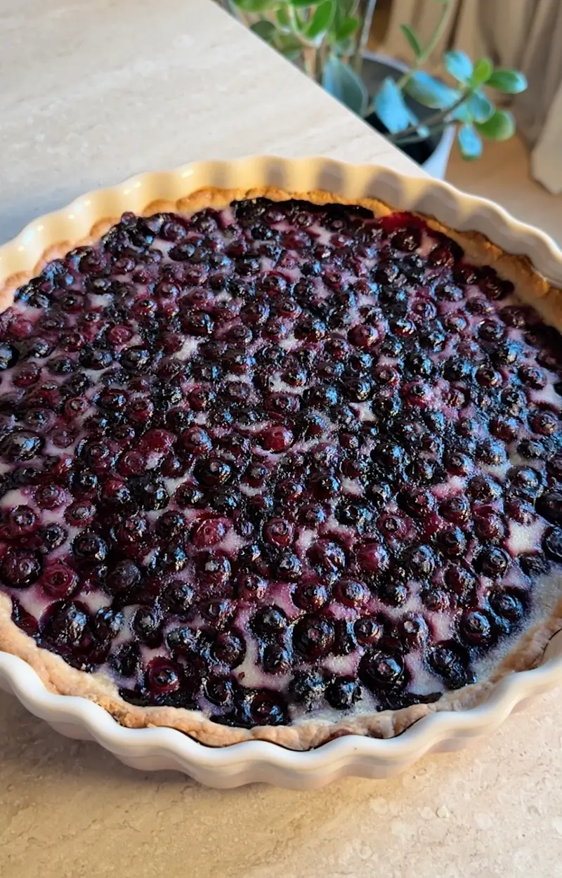 Crostata ai mirtilli ricetta