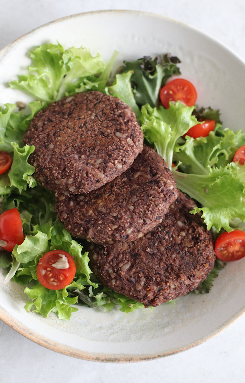 Burger di Riso e Fagioli Neri ricetta