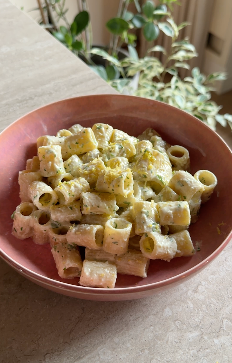 Pasta cremosa al limone ricetta