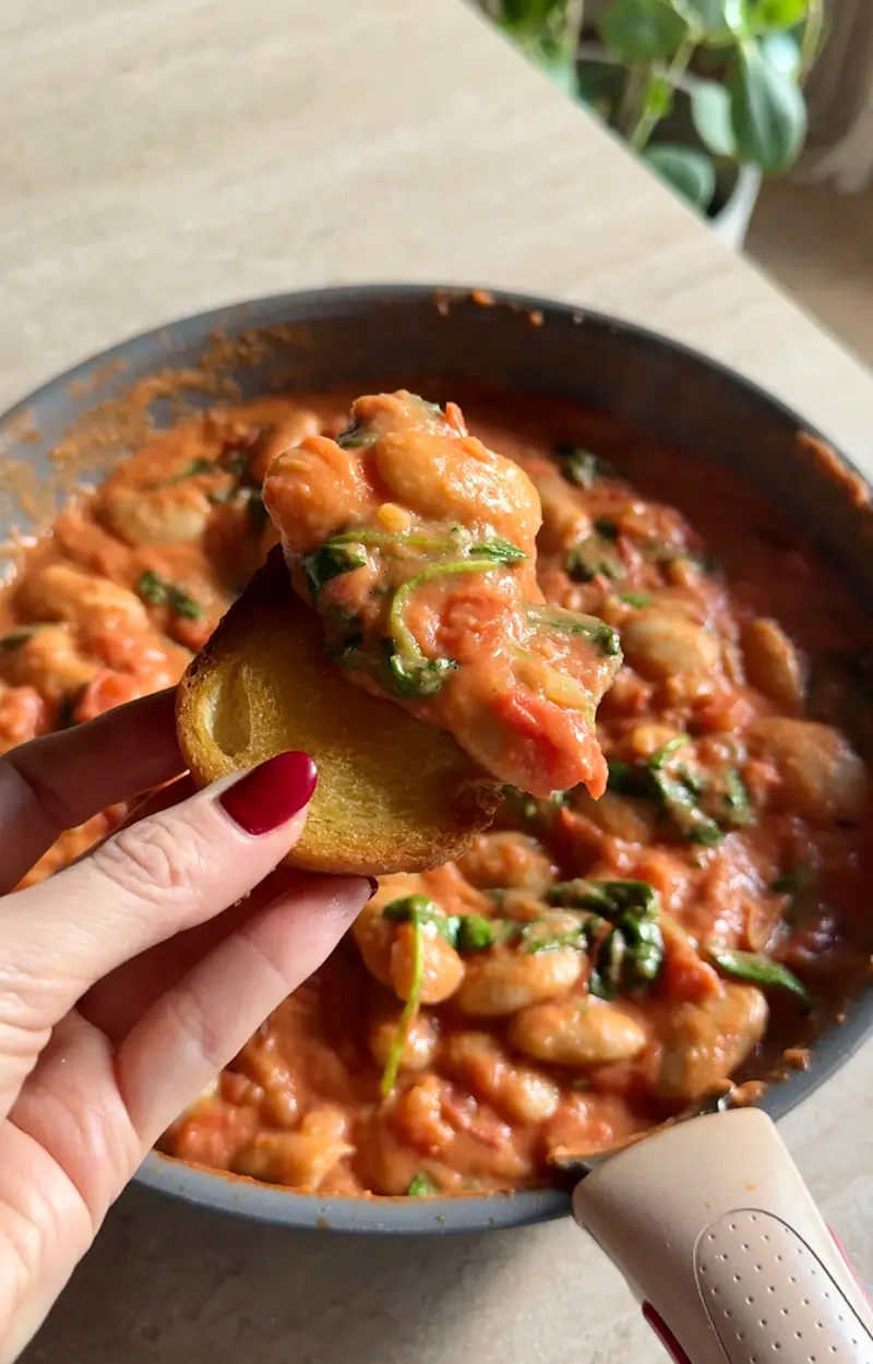 Butter beans al pomodoro ricetta