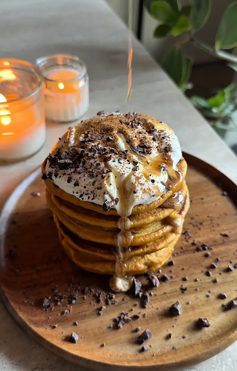 Pancake alla zucca ricetta