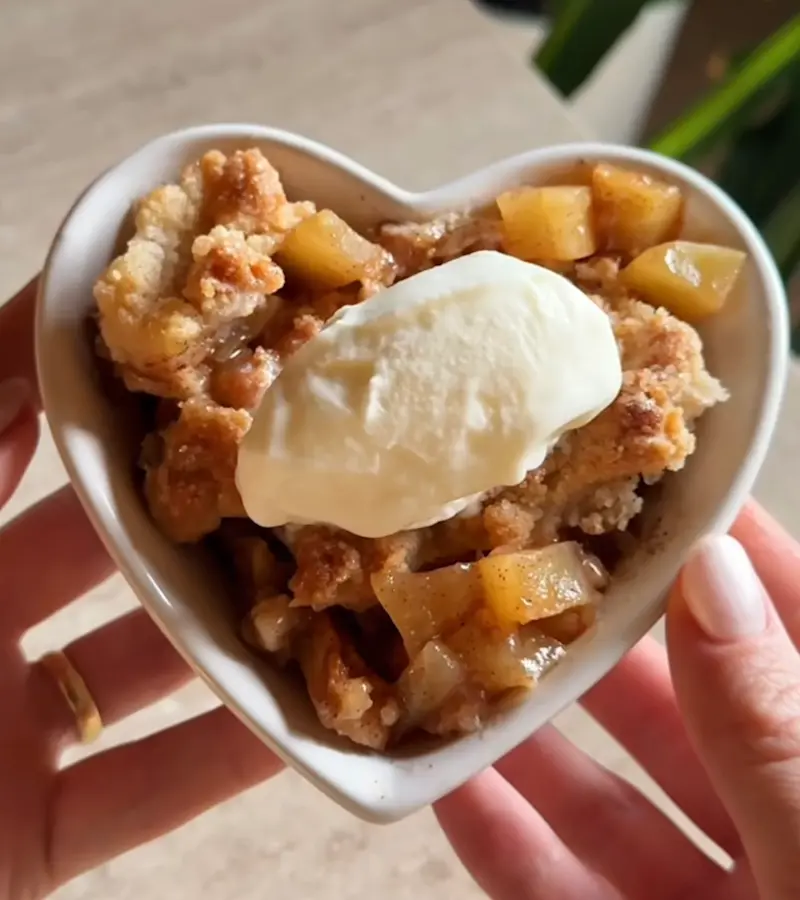 Crumble di mele ricetta