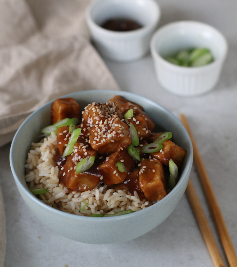 Bocconcini di tofu in agrodolce ricetta