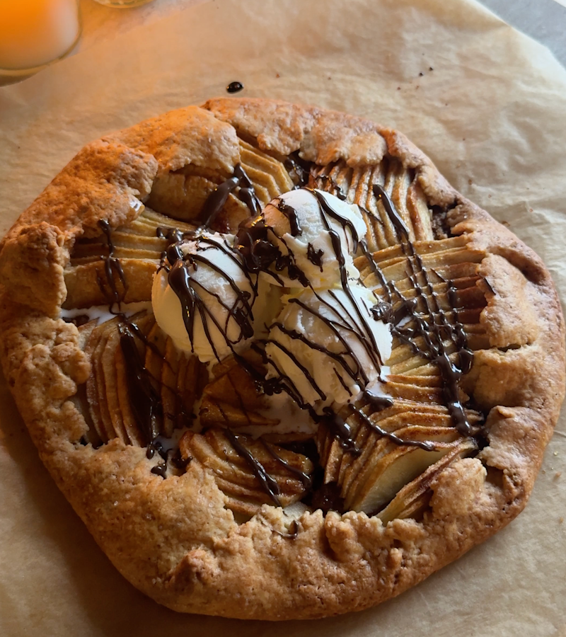 Galette di mele ricetta