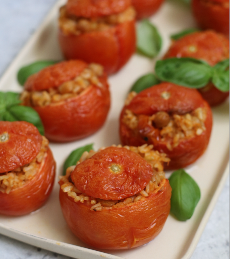 Pomodori ripieni vegan ricetta