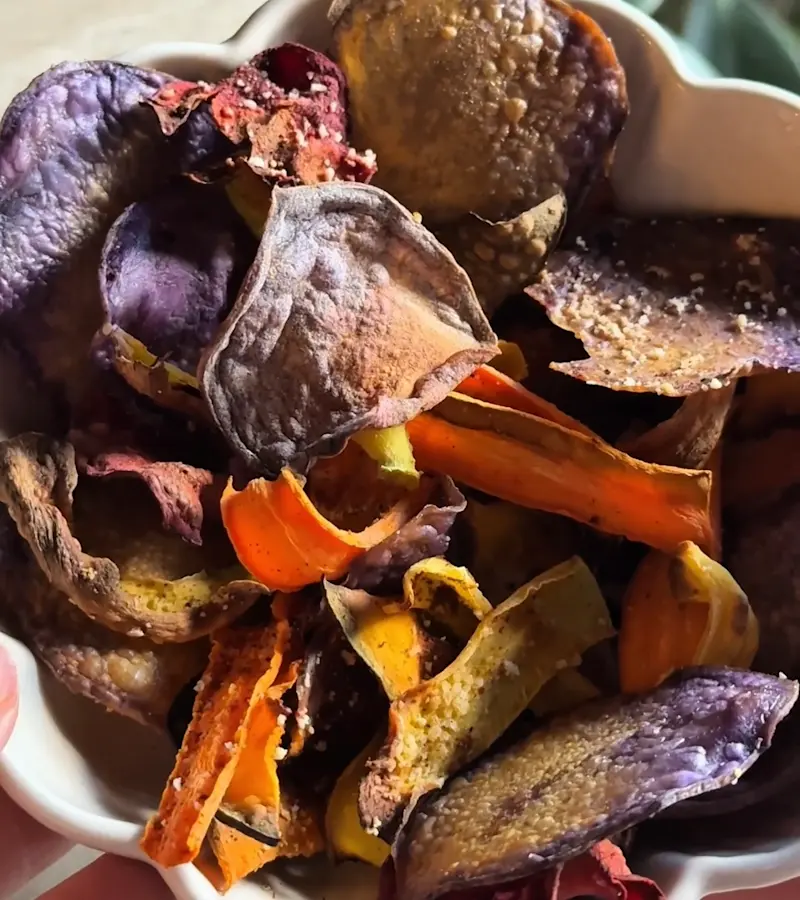 Chips di verdure ricetta