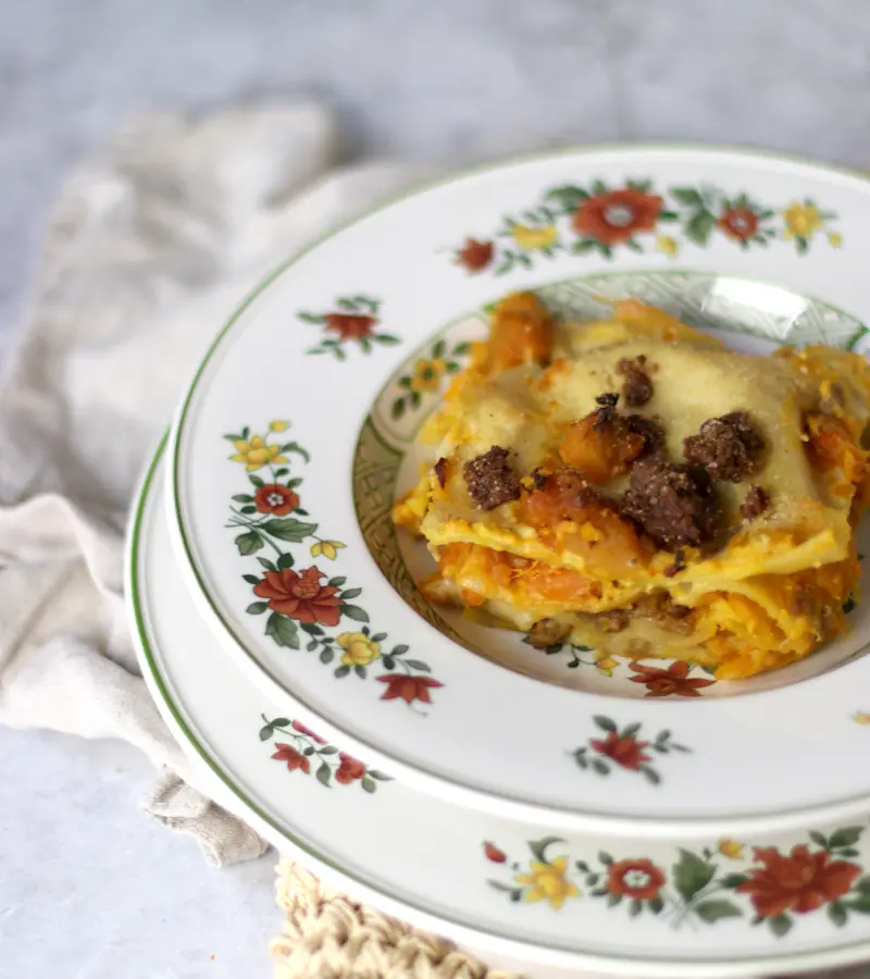 Lasagne zucca e Beyond meat ricetta