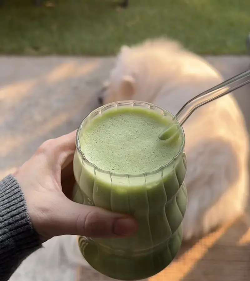Lazy girl matcha latte ricetta