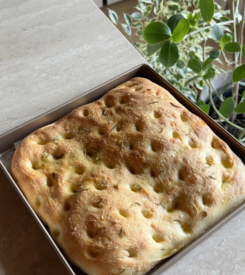 Focaccia con lievito madre ricetta