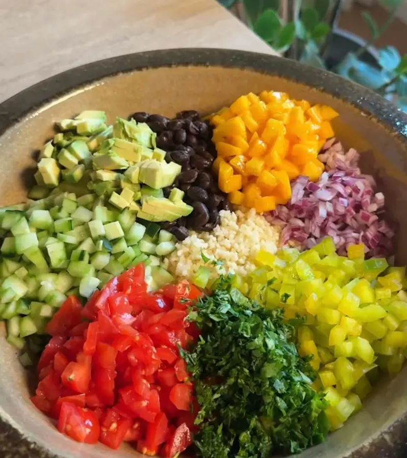 Insalata di cous cous estiva ricetta