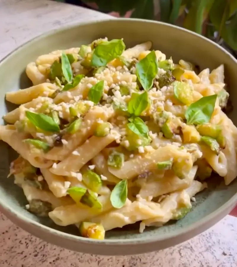 Pasta ceci e zucchine ricetta