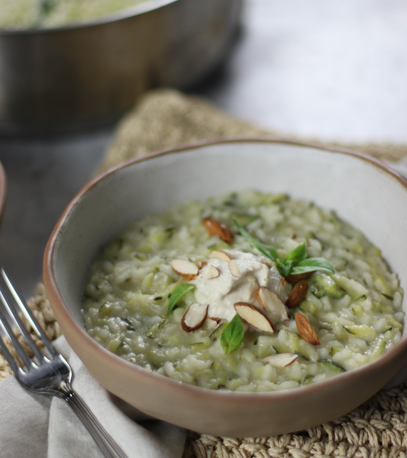 Risotto zucchine e ricotta ricetta