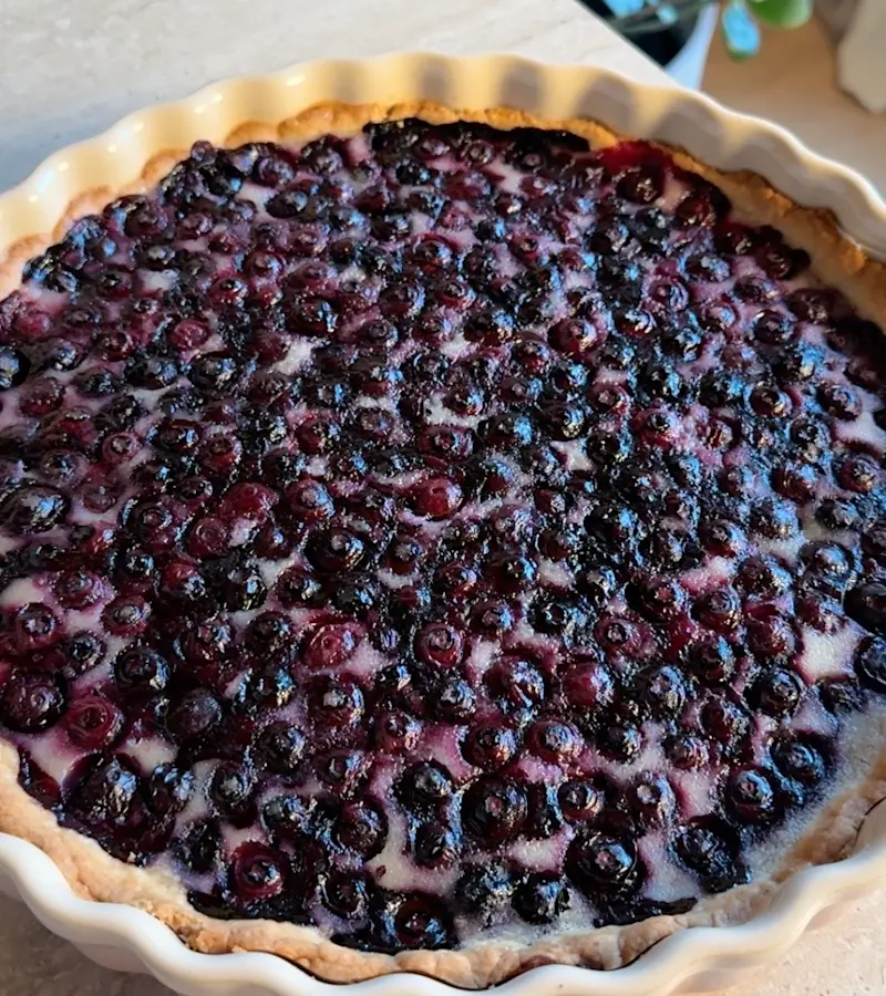 Crostata ai mirtilli ricetta