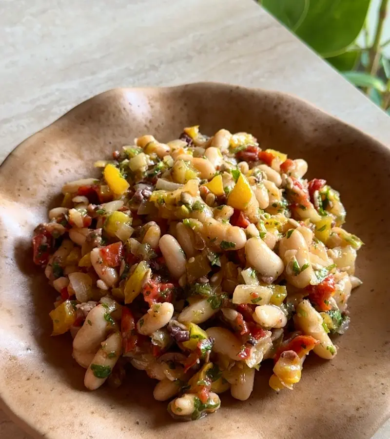Insalata di legumi e verdure ricetta