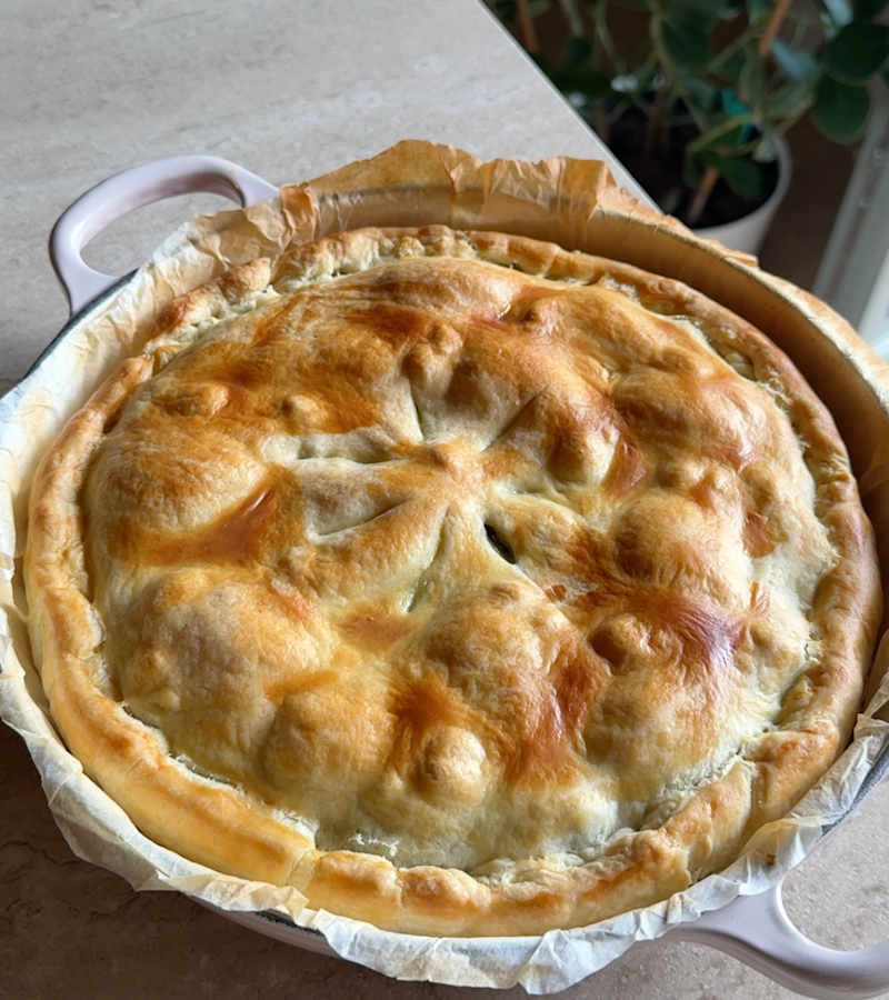 Torta salata bietole e patate ricetta