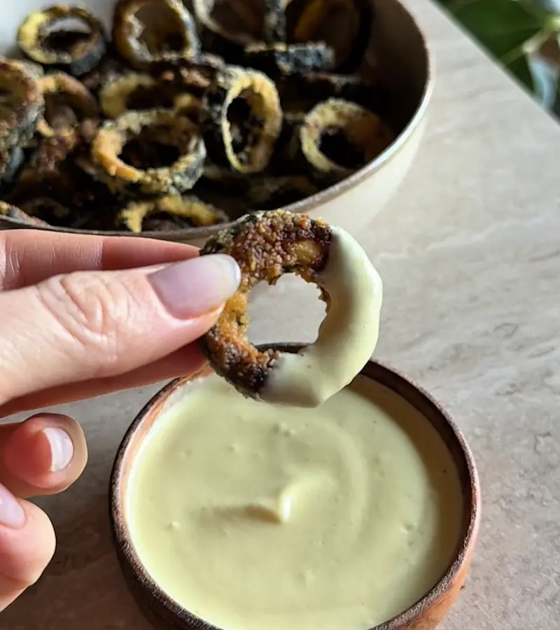 Anelli di zucchine ricetta