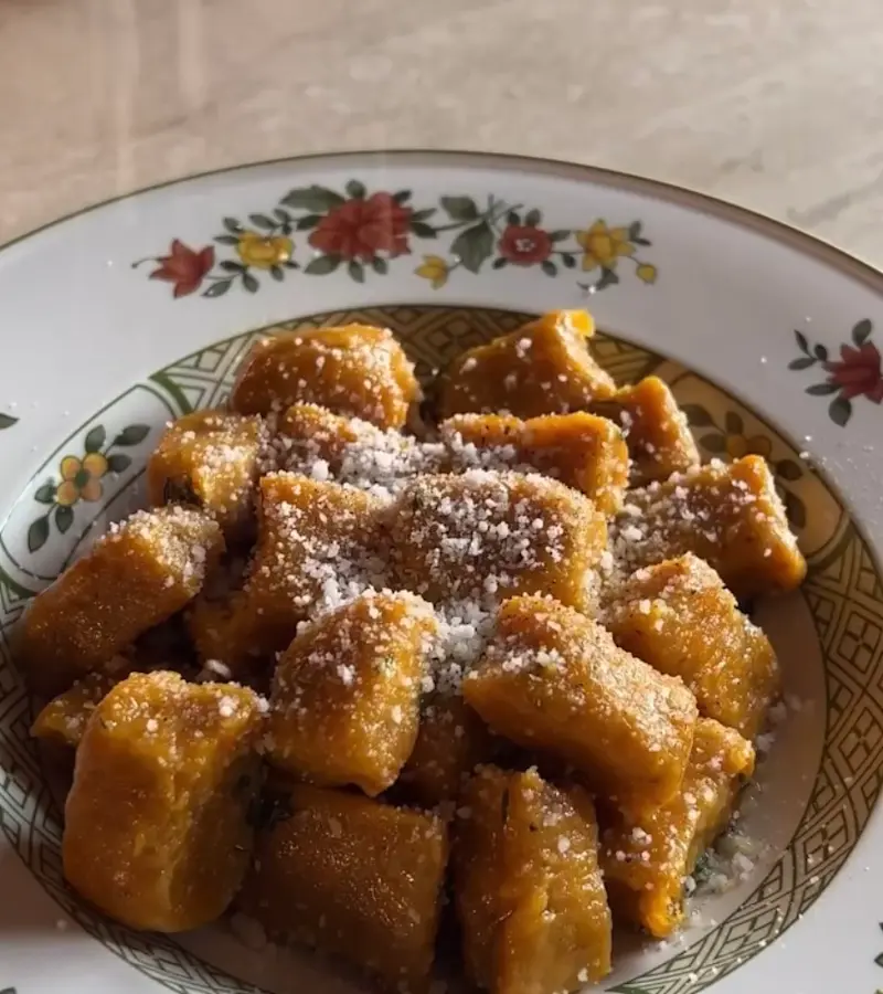 Gnocchi di carote arrosto al timo ricetta
