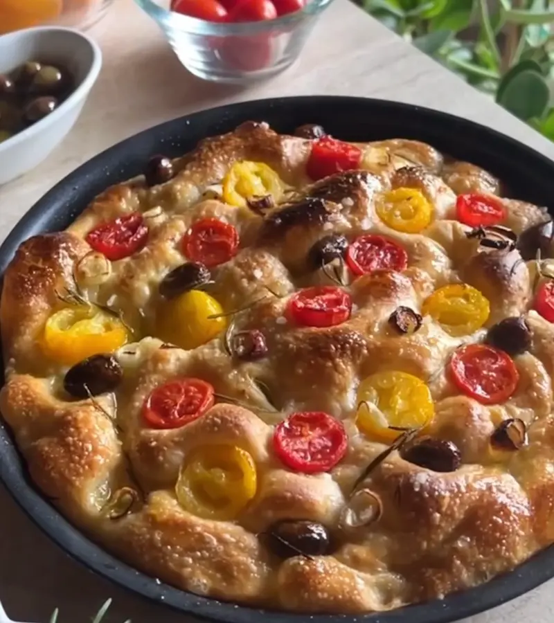 Focaccia estiva ricetta