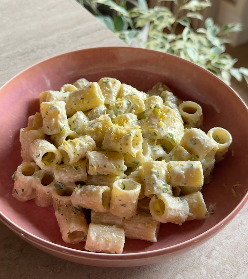 Pasta cremosa al limone ricetta