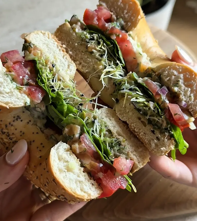 Bagel estivo ricetta