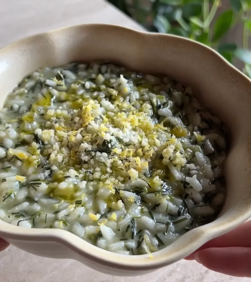 Risotto agli agretti ricetta
